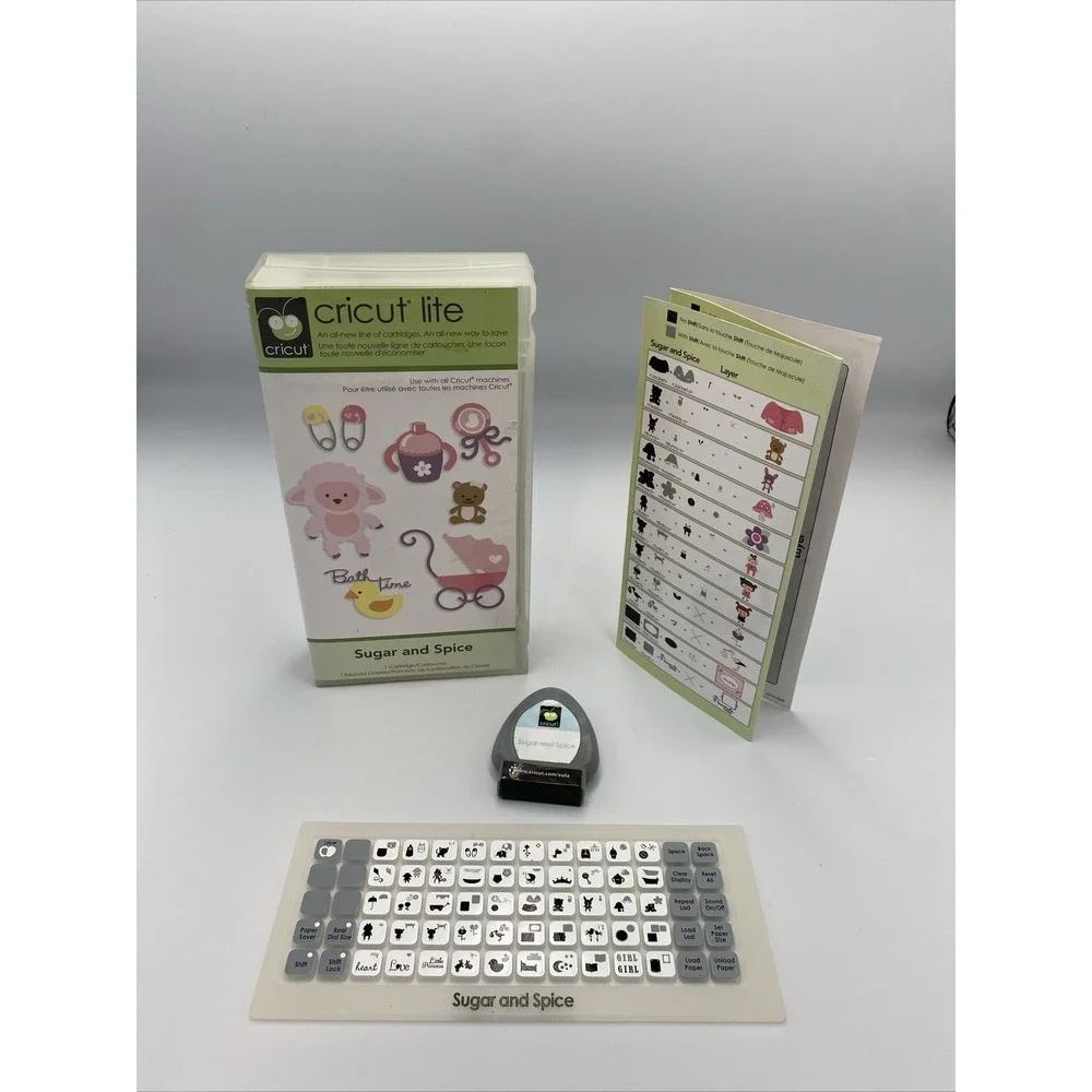 Cricut Sugar & Spice Cartridge - Complete with Box and Manual 2000151
